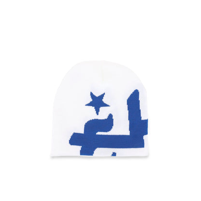 EUROHUSTLERS® BEANIE White&Blue