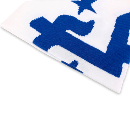 EUROHUSTLERS® BEANIE White&Blue