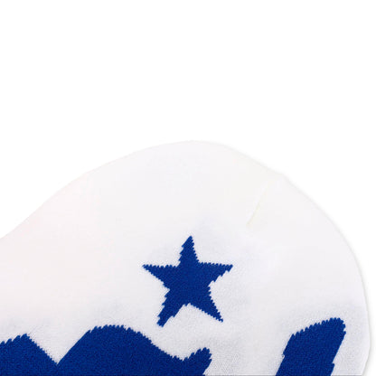 EUROHUSTLERS® BEANIE White&Blue