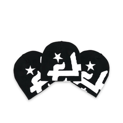EUROHUSTLERS® BEANIE Black&White